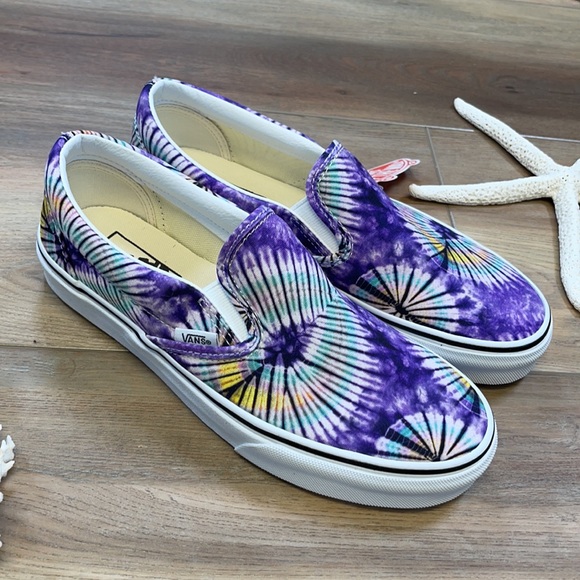 🌴🔆VANS- TIE DYE SLIP ON’S 🔆🌴 - Picture 9 of 12